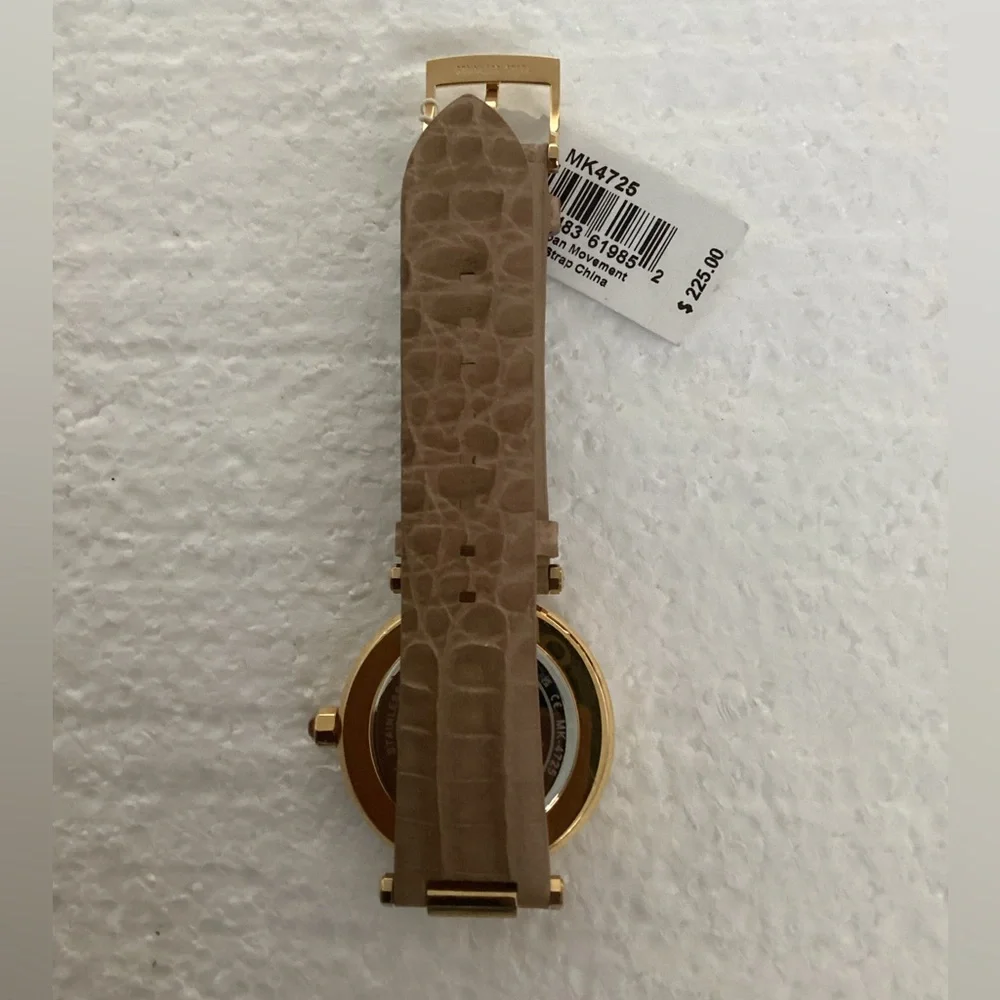 Michael Kors Gold Dial with Tan Strap Women's Watch